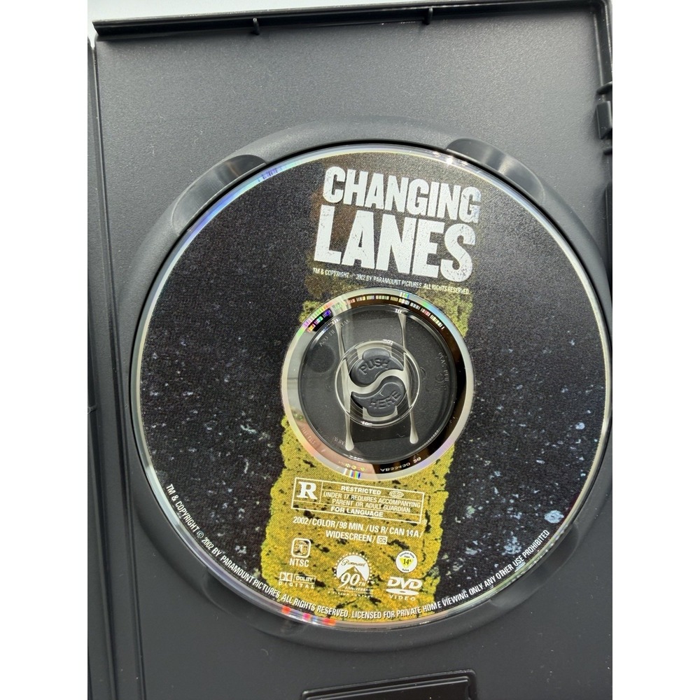 Changing Lanes - DVD -  Very Good - Ben Affleck,Samuel L. Jackson,Kim Staunton-R - Picture 5 of 5